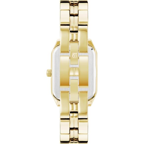 Women's Gold-tone Bracelet Watch Mother-of-pearl Dial Water Resistant Casual - Picture 3 of 5
